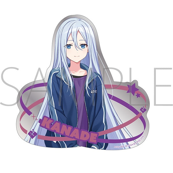 (Goods - Sticker) Hatsune Miku: Colorful Stage! Big Metal Sticker Kanade Yoisaki