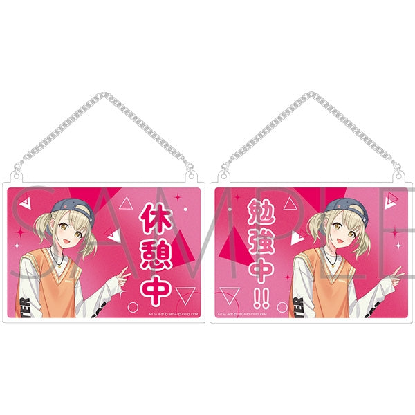 (Goods - Ornament) Hatsune Miku: Colorful Stage! Acrylic Door Plate - Kohane Azusawa