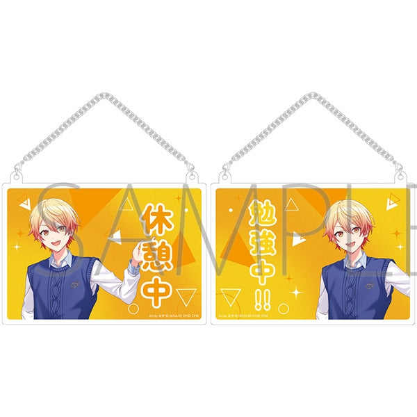 (Goods - Ornament) Hatsune Miku: Colorful Stage! Acrylic Door Plate - Tenma Tsukasa
