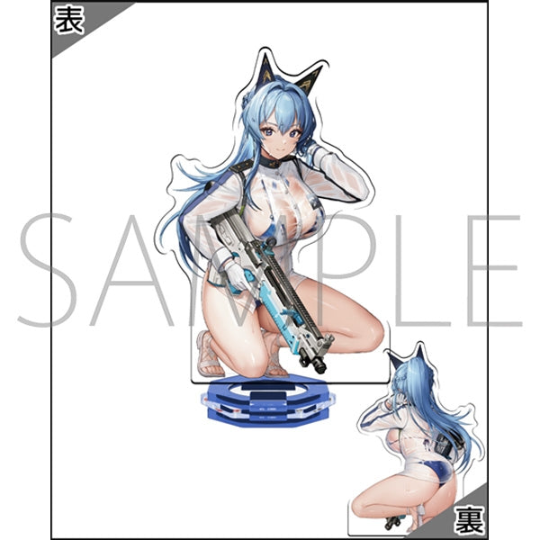 (Goods - Acrylic Stand) GODDESS OF VICTORY: NIKKE - NIKKE DUEL ENCOUNTER - NK-0024 Helm: Aquamarine