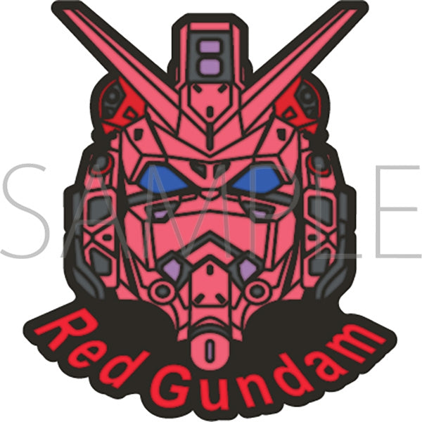 (Goods - Badge) Mobile Suit Gundam GQuuuuuuX Pins Red Gundam