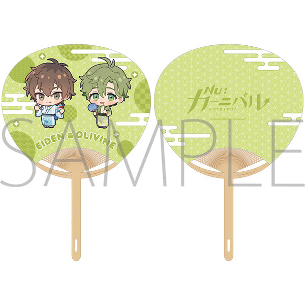 (Goods - Fan) NU: Carnival We Love Eiden! Uchiwa Fan Eiden & Olivine