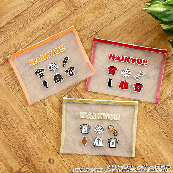 (Goods - Pouch) Haikyu!! Mesh Pouch Nekoma High
