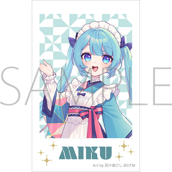 (Goods - Bromide) Hatsune Miku Series Instant Photo Print Hatsune Miku Japanese Cafe Art by Goshi Habakura