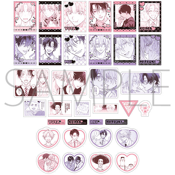 (Goods - Sticker) //Preorder// Tashiro-kun Flake Stickers