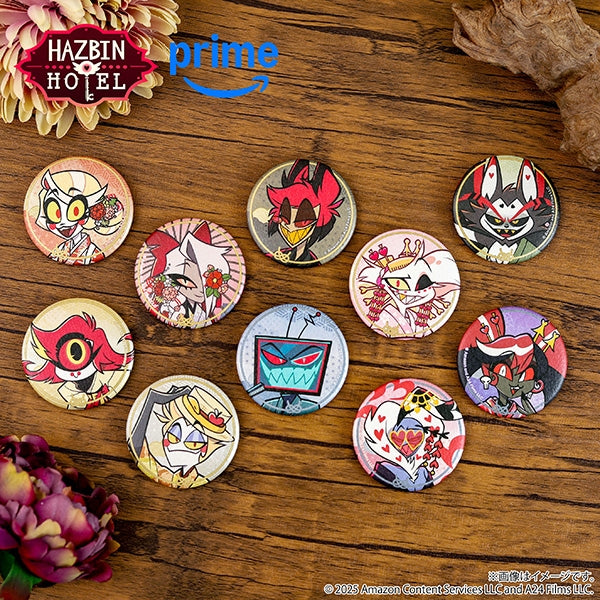 (Goods - Badge) Hazbin Hotel Character Badge Collection (Kimono) (Blind Box -Single)