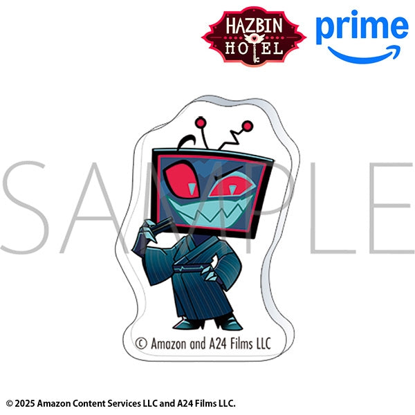 (Goods - Badge) Hazbin Hotel Acrylic Pin - Vox (Kimono) Chibi