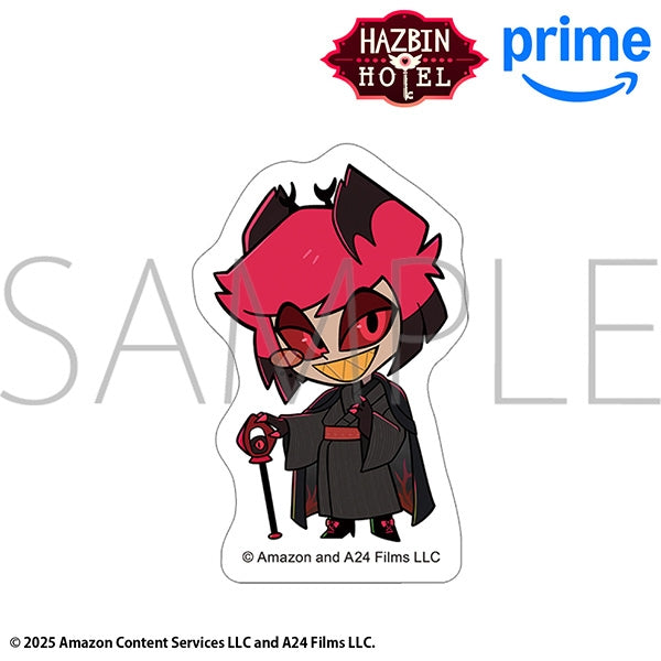 (Goods - Sticker) Hazbin Hotel Sticker  - Alastor (Kimono) Chibi