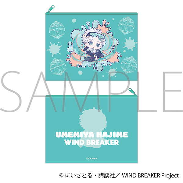 (Goods - Pouch) WIND BREAKER Flat Pouch Hajime Umemiya Pastel Pop