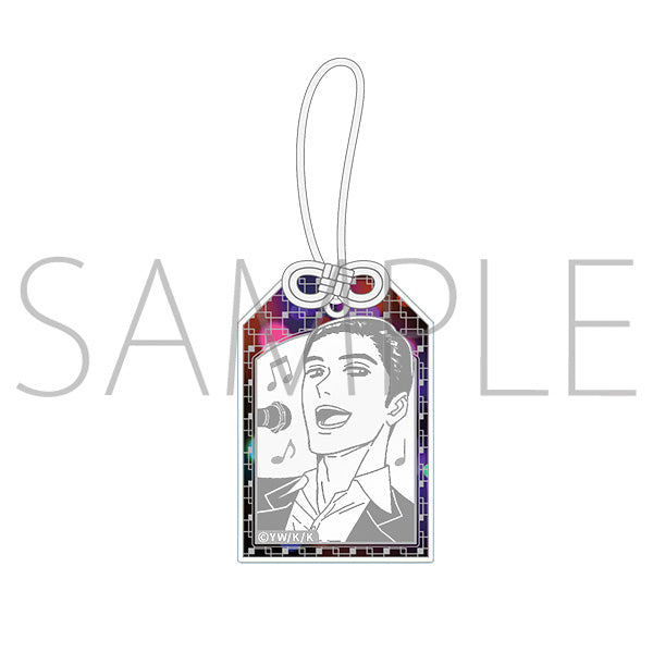(Goods - Keychain) Let's Go Karaoke! Acrylic Omamori (Good Luck Charm) Style Keychain Kyoji Narita