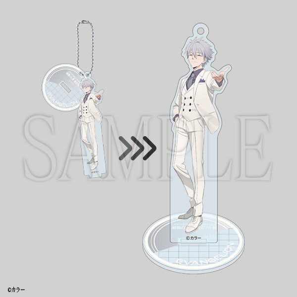 (Goods - Acrylic Stand) EVANGELION Acrylic Stand Keychain Kaworu Nagisa Type-B / Rebuild of Evangelion
