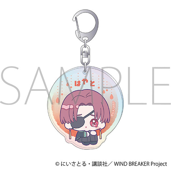 (Goods - Keychain) WIND BREAKER Holographic Keychain / Hayato Suo Minipiens