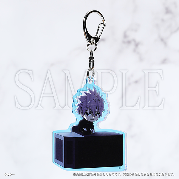 (Goods - Keychain) EVANGELION Aurora Acrylic Keychain Chibi Kaworu Nagisa: Commander Suit / Rebuild of Evangelion