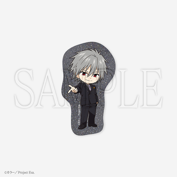(Goods - Sticker) EVANGELION Glitter Sticker Chibi Kaworu Nagisa / Neon Genesis Evangelion