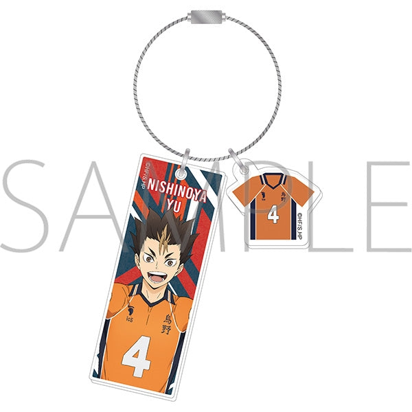 (Goods - Keychain) Haikyu!! Double Acrylic keychain Yu Nishinoya Everyone’s Jersey Numbers!