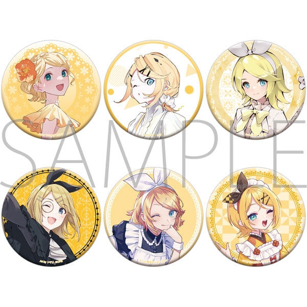 (Goods - Badge) Hatsune Miku Series Iridescent Button Badge Set Kagamine Rin