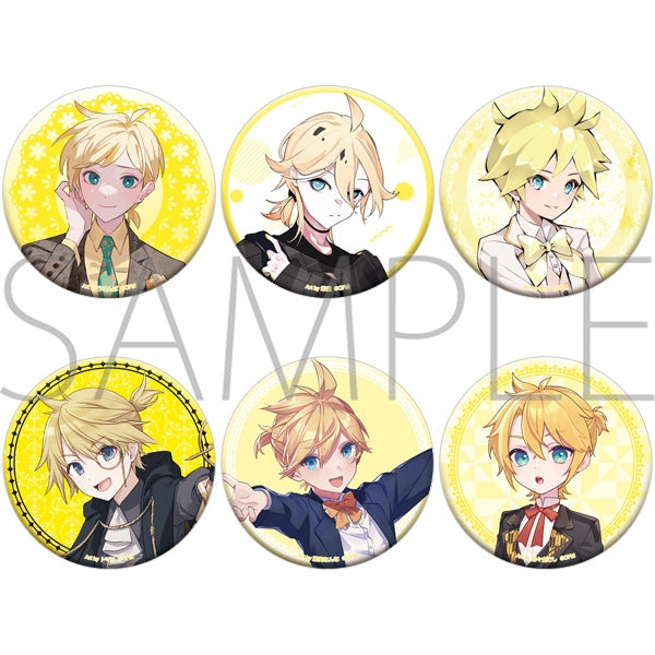 (Goods - Badge) Hatsune Miku Series Iridescent Button Badge Set Kagamine Len