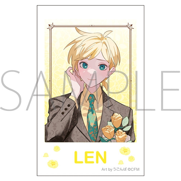 (Goods - Bromide) Hatsune Miku Series Instant Photo Print Kagamine Len Party Dress Art by Ugonba