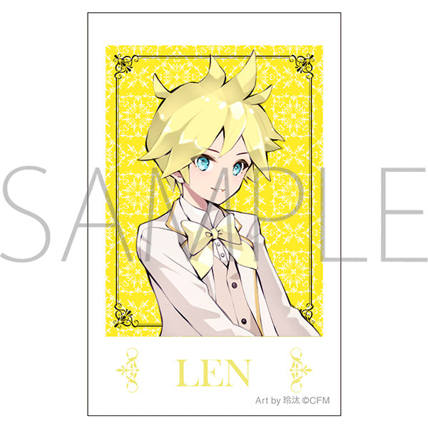 (Goods - Bromide) Hatsune Miku Series Instant Photo Print Kagamine Len Knight Art by Reita