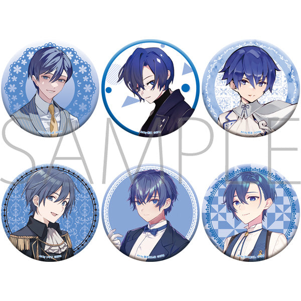 (Goods - Badge) Hatsune Miku Series Iridescent Button Badge Set KAITO