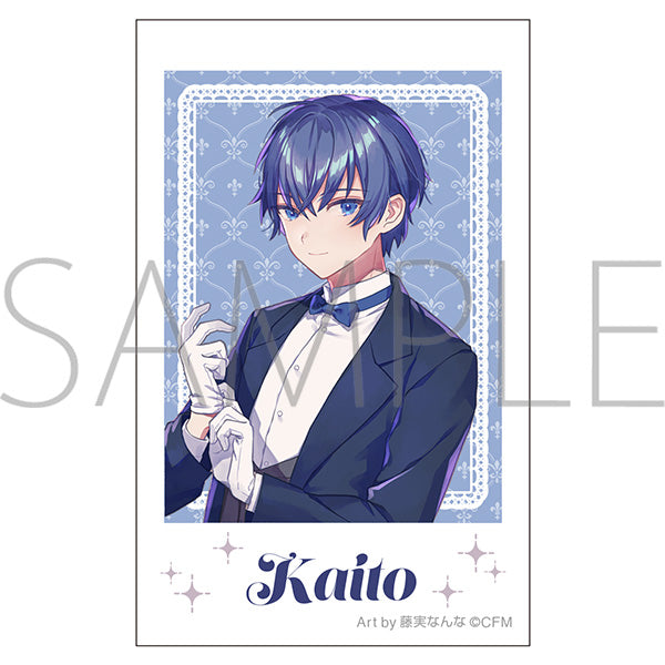 (Goods - Bromide) Hatsune Miku Series Instant Photo Print KAITO Maid & Butler Art by Nanna Fujimi