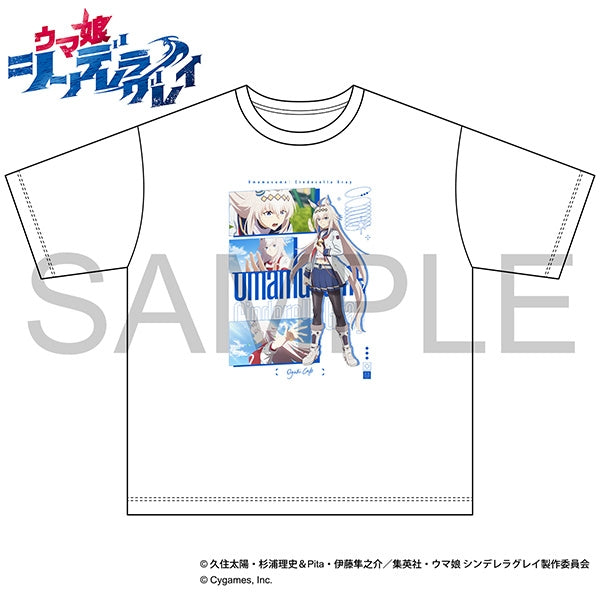(Goods - Shirt) Uma Musume: Cinderella Gray Space A la mode T-shirt Collection Oguri Cap L Size