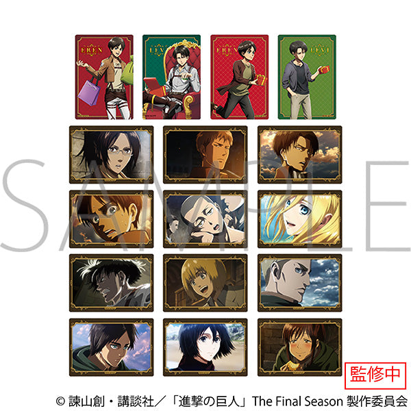 (Goods - Card) Attack on Titan Iridescent Art Collection (Blind Box -Single)