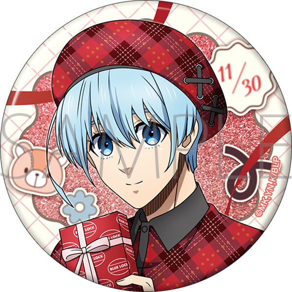 Goods - Badge) Blue Lock Season 2 Big Glitter Button Badge You Hiori