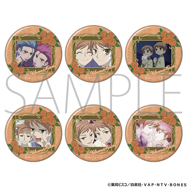 (Goods - Badge) Ouran High School Host Club Oshi Chara badge collectionsHikaru Hitachiin, Kaoru (Blind Box -Single)