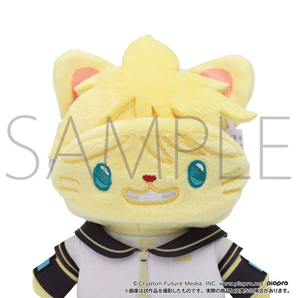 (Goods - Keychain) Hatsune Miku Series withCAT Plush Keychain w/ Eye Mask - Kagamine Len