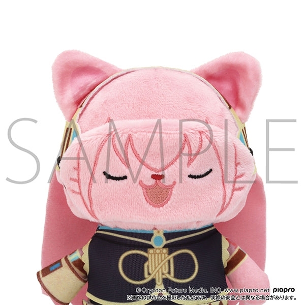 (Goods - Keychain) Hatsune Miku Series withCAT Plush Keychain w/ Eye Mask - Megurine Luka