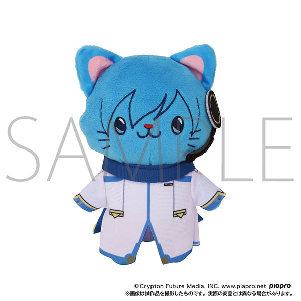 (Goods - Keychain) Hatsune Miku Series withCAT Plush Keychain w/ Eye Mask - KAITO