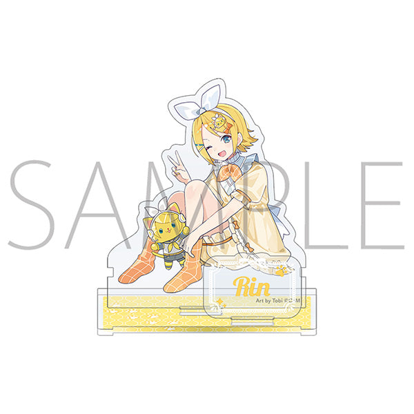 (Goods - Acrylic Stand) Hatsune Miku Series withCAT Acrylic Stand / Kagamine Rin