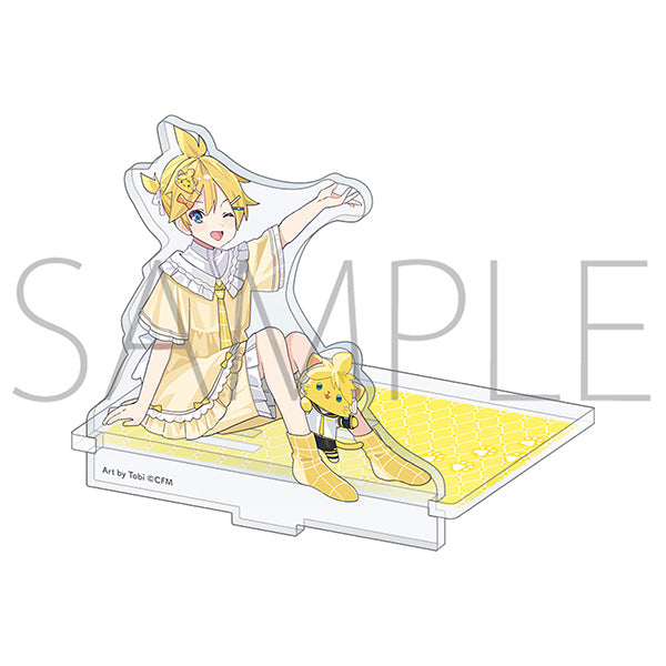 (Goods - Acrylic Stand) Hatsune Miku Series withCAT Acrylic Stand / Kagamine Len