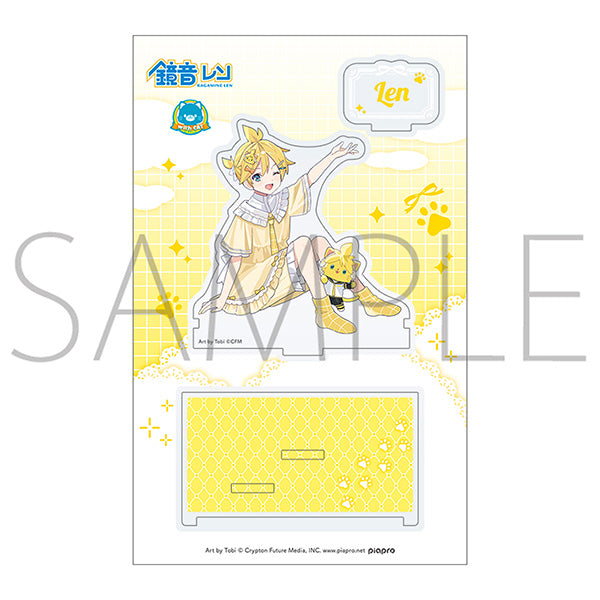 (Goods - Acrylic Stand) Hatsune Miku Series withCAT Acrylic Stand / Kagamine Len