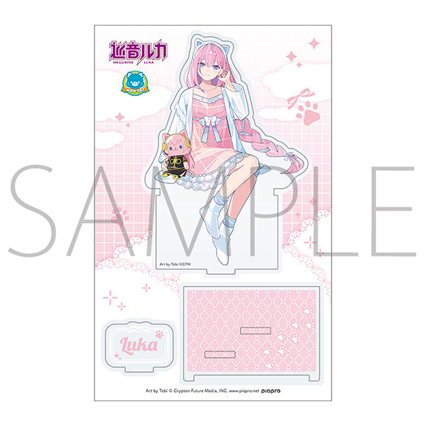 (Goods - Acrylic Stand) Hatsune Miku Series withCAT Acrylic Stand / Megurine Luka