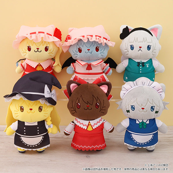 (Goods - Keychain) Touhou Project withCAT Plush With Eye Mask Keychain Reimu Hakurei