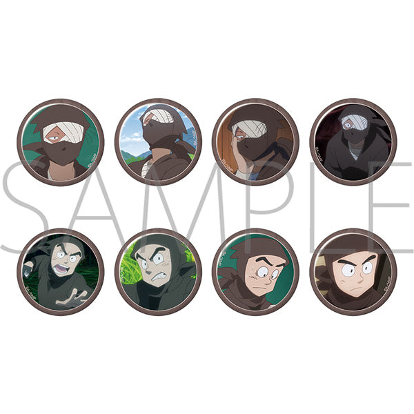 (Goods - Badge) Nintama Rantaro The Movie Invincible Master of the Dokutake Ninja Konnamon Zatto & Sonnamon Moroizumi Chara Badge Collection (Blind Box -Single)