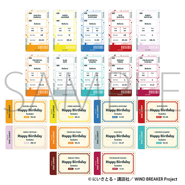 (Goods - Card Collection) WIND BREAKER TickeColle (Blind Box -Single)