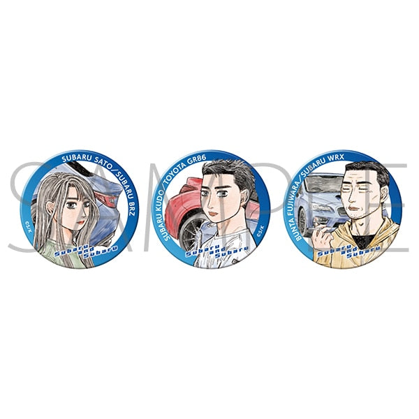 (Goods - Badge) Subaru and Subaru Manga Art Button Badge Set
