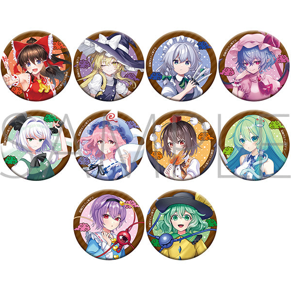 (Goods - Badge) Touhou Project Chara Badge Collection (Blind Box -Single)