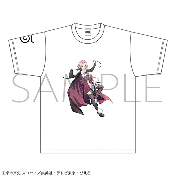 (Goods - Shirt) NARUTO Shippuden T-shirt Sakura Haruno Ninden Boukentan