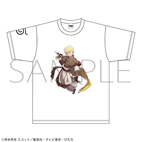 (Goods - Shirt) NARUTO Shippuden T-shirt Minato Namikaze Ninden Boukentan
