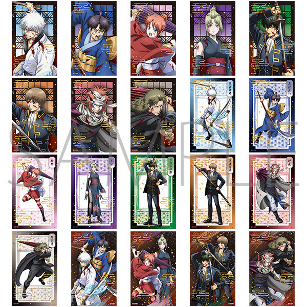(Goods - Card) Gintama the Movie: Yoshiwara in Flames - Clear Sheet Collection Yoshiwara in Flames (Blind Box -Single)
