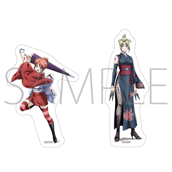 (Goods - Sticker) Gintama the Movie: Yoshiwara in Flames - Sticker Set Kagura & Tsukuyo
