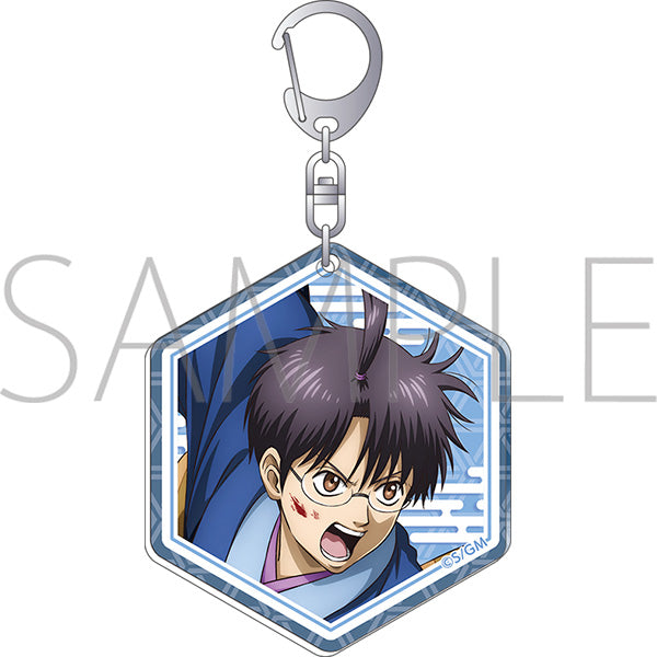 (Goods - Keychain) Gintama the Movie: Yoshiwara in Flames - Acrylic Keychain Yoshiwara in Flames Shinpachi Shimura