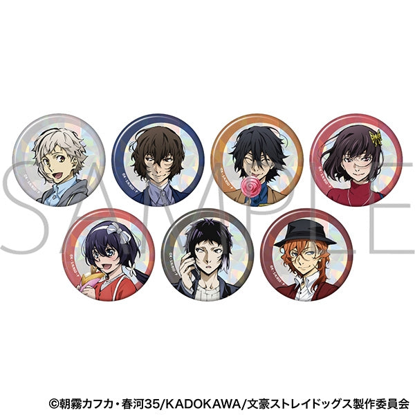 (Goods - Badge) Bungo Stray Dogs Hologram Character Badge Collection (Blind Box -Single)