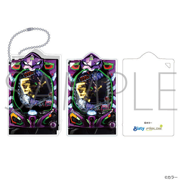 (Goods - Keychain) Evangelion Acrylic Block Keychain CR Evangelion 2018 Model