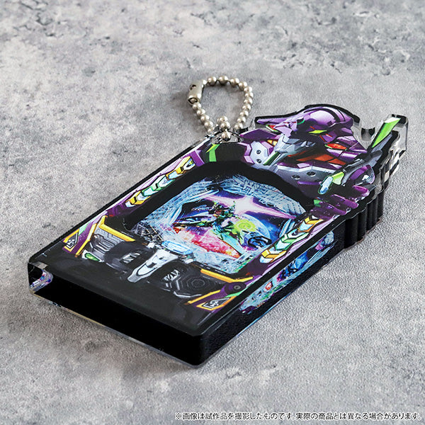 (Goods - Keychain) Evangelion Acrylic Block Keychain CR Evangelion 2018 Model