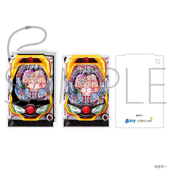 (Goods - Keychain) Evangelion Acrylic Block Keychain Mode Pachinko Evangelion ～Super Awakening～